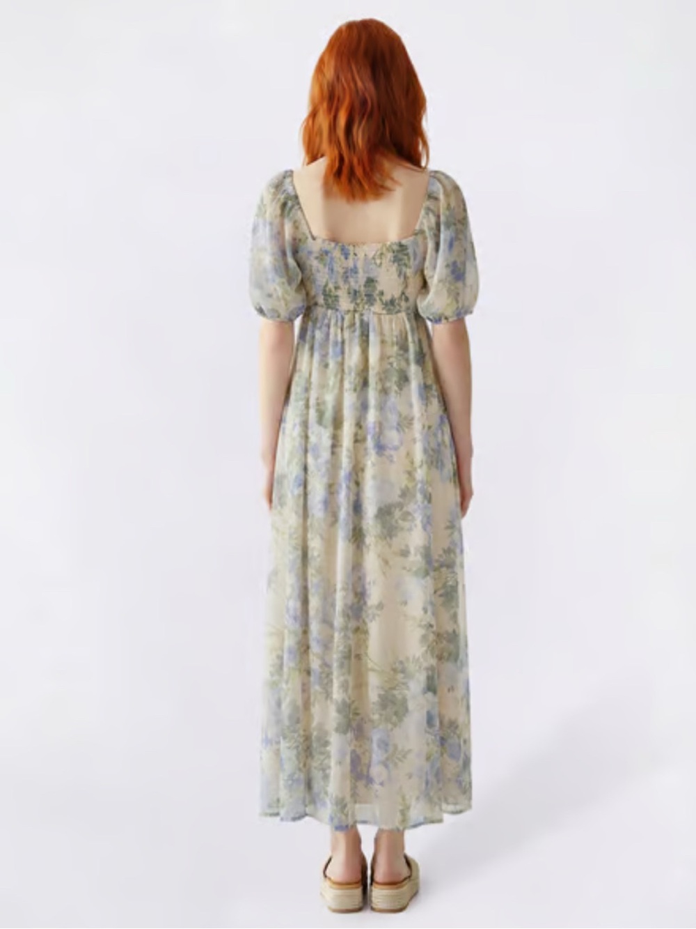 NEW…Wallflower Floral Puff Sleeve Maxi Dress - Picture 2 of 5